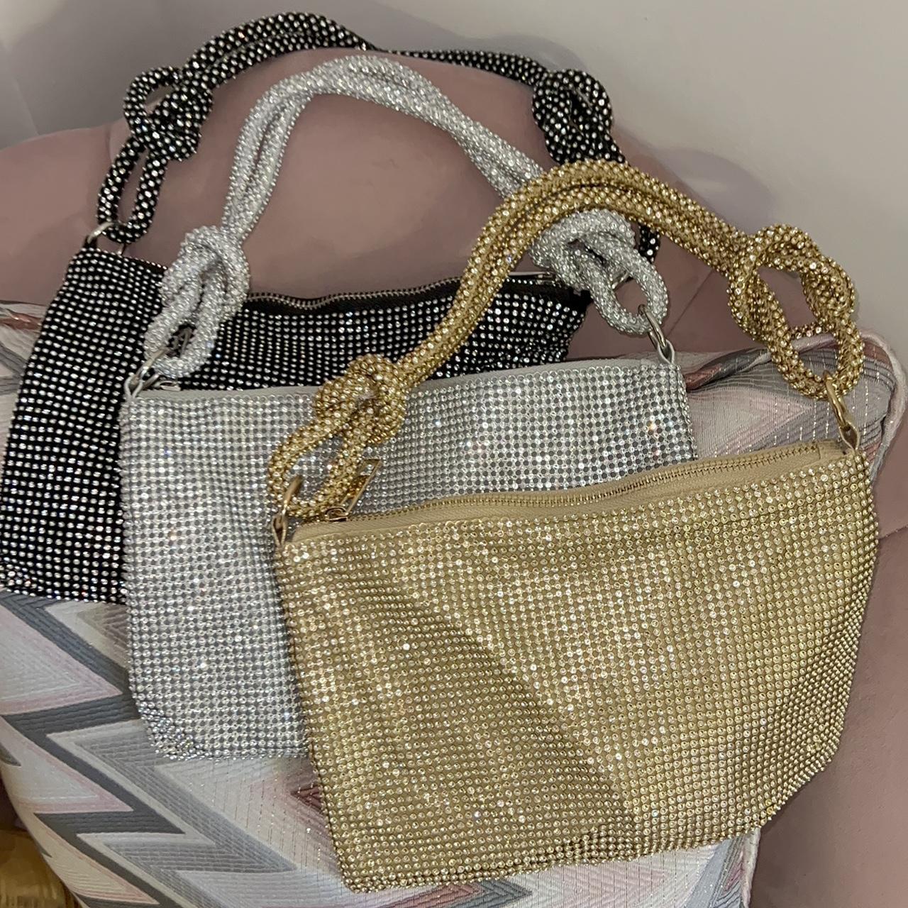 Sac à main de luxe en cristal