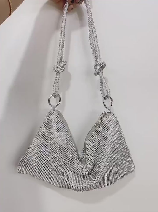 Sac à main de luxe en cristal